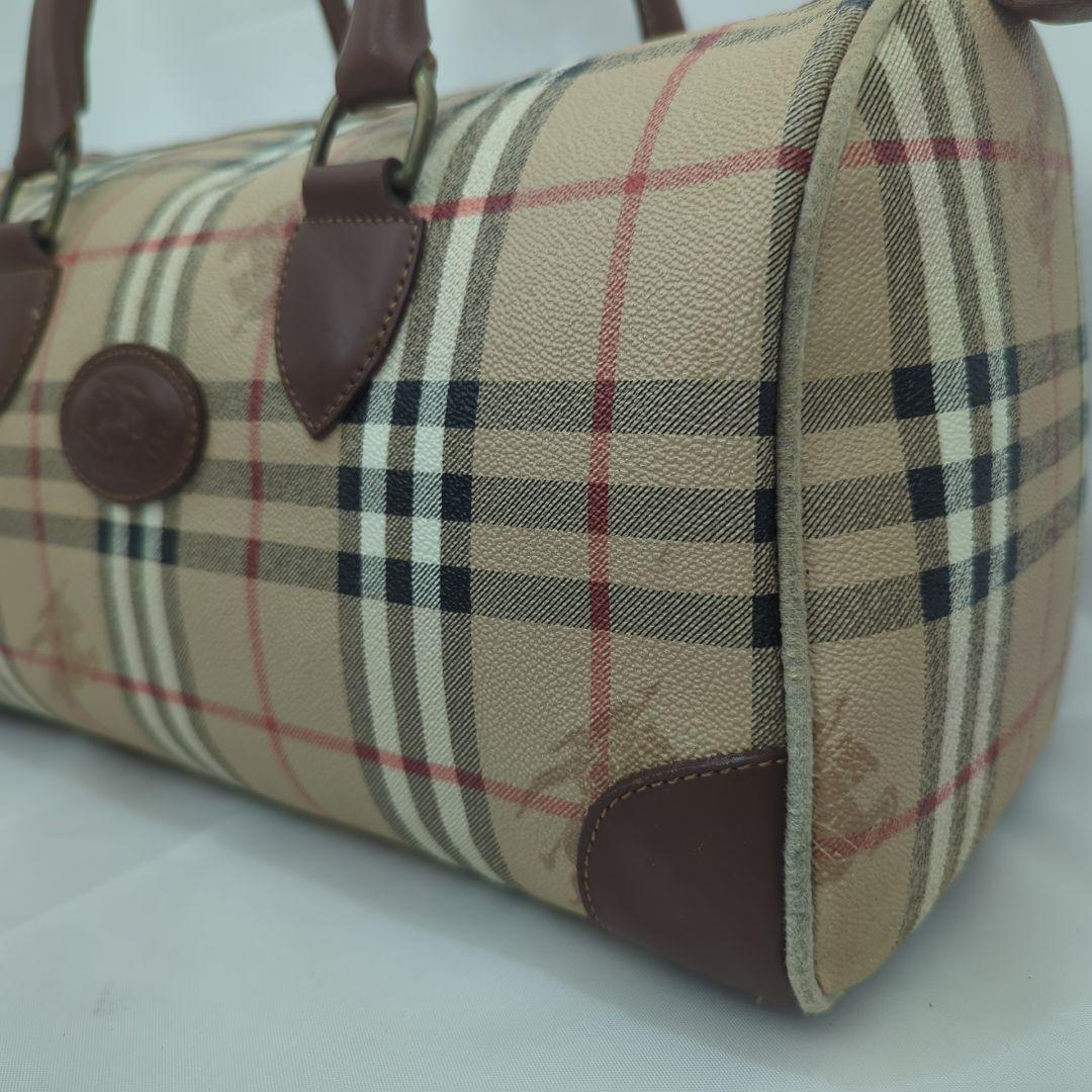 BURBERRY バーバリー ノバチェック ショルダー ミニ ボストンバッグ