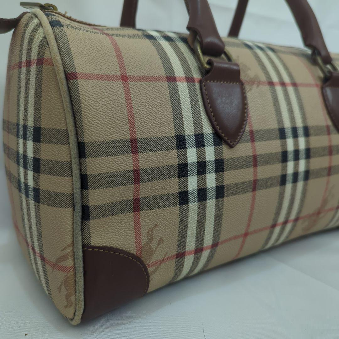BURBERRY バーバリー ノバチェック ショルダー ミニ ボストンバッグ