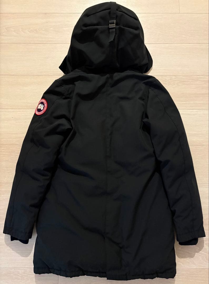 カナダグース　ヴィクトリアパーカ　黒　3037LA ダウンコート　レディース S