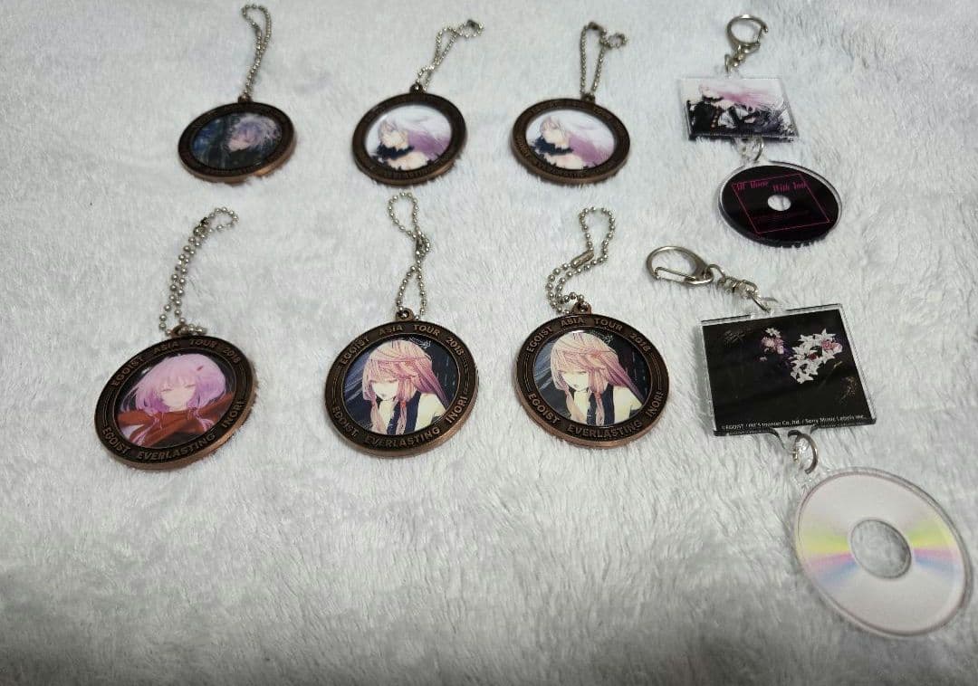 EGOIST ギルティクラウン楪いのり キーホルダーCDストラップアクスタ
