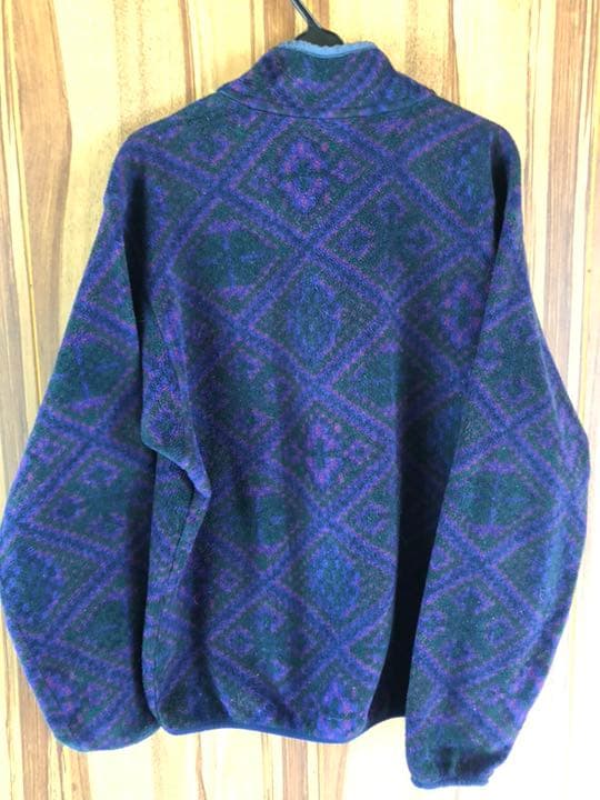 パタゴニア フリース 青系 M〜Lサイズ 美品 レア