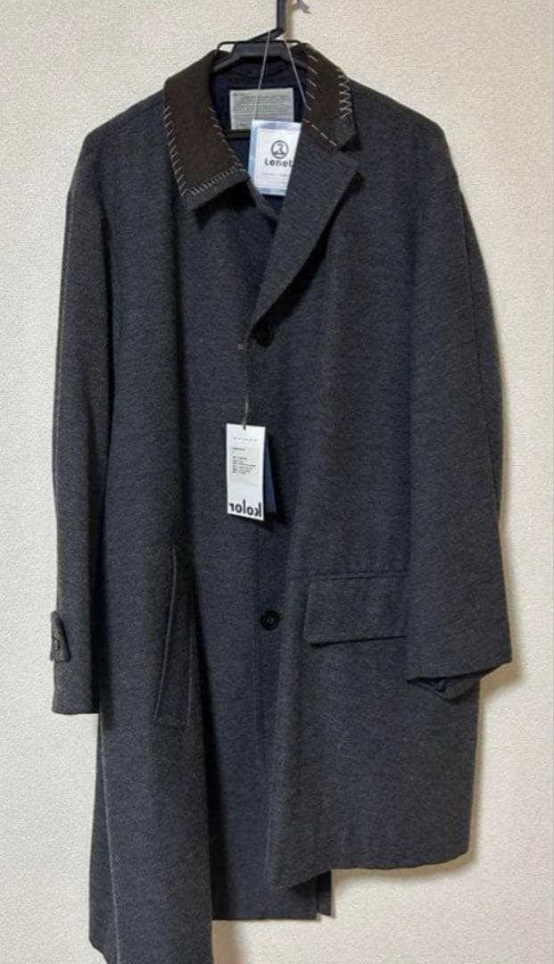 Kolor 19aw アシンメトリーコート　サイズ1 グレー