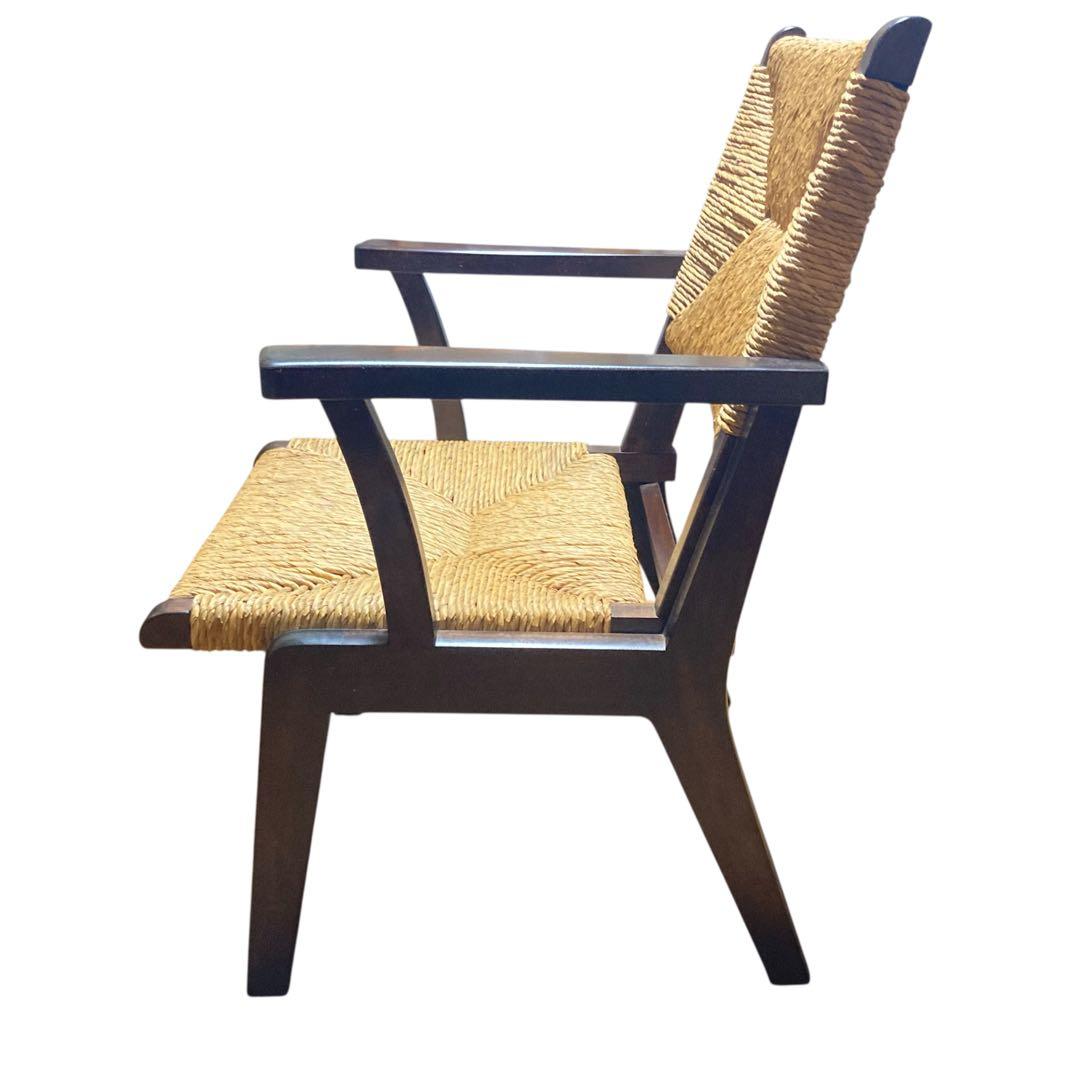 松本民芸家具 520L型 ミズメザクラ ラッシチェア⑤