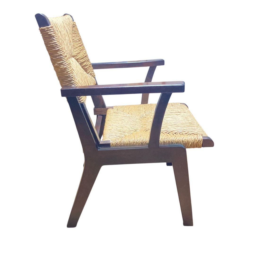 松本民芸家具 520L型 ミズメザクラ ラッシチェア⑤