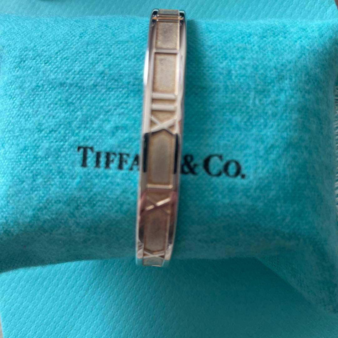 ☆ひろ☆未使用に近い☆Tiffany&co希少アトラスバングル☆