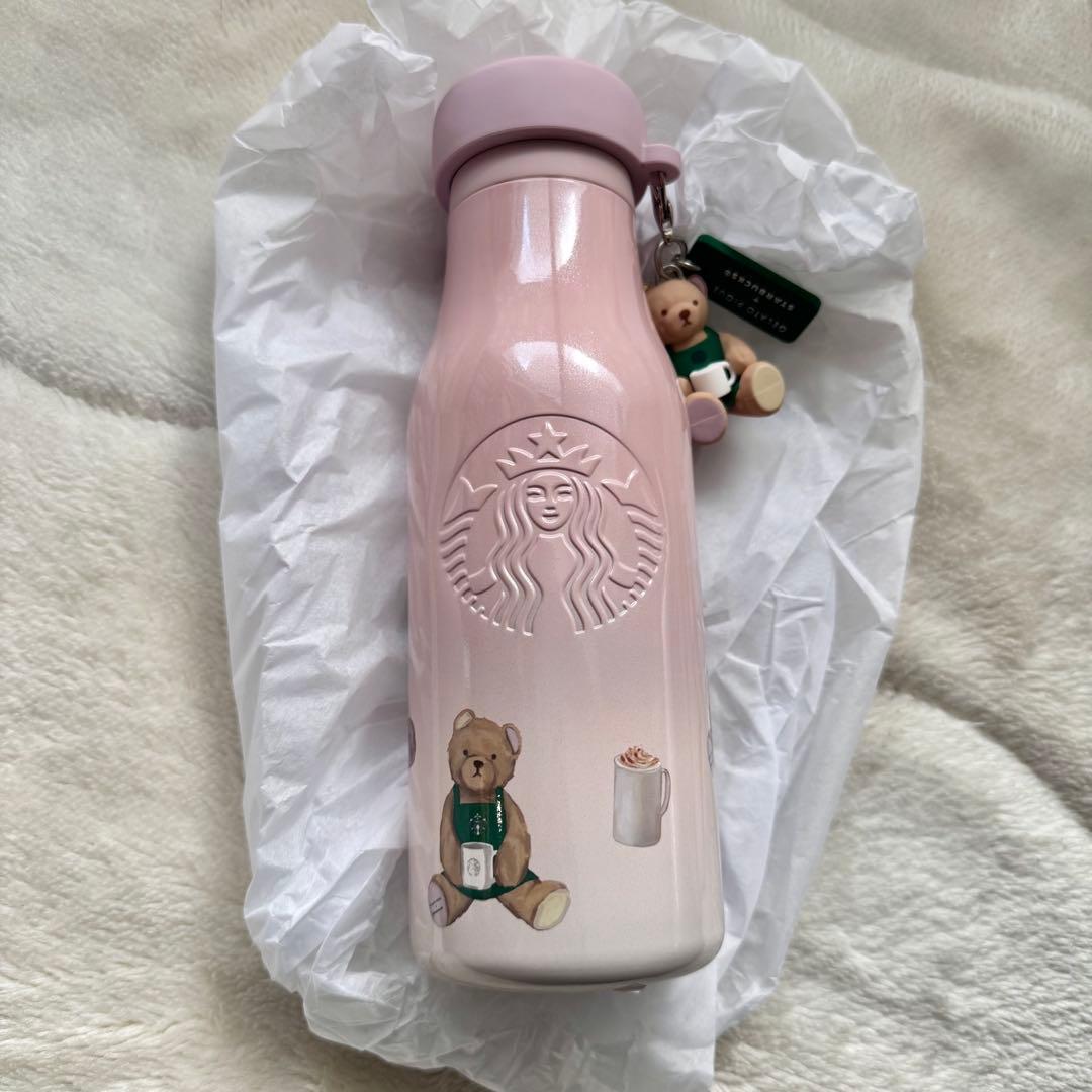 gelato pique テディベア ステンレスボトル 473ml