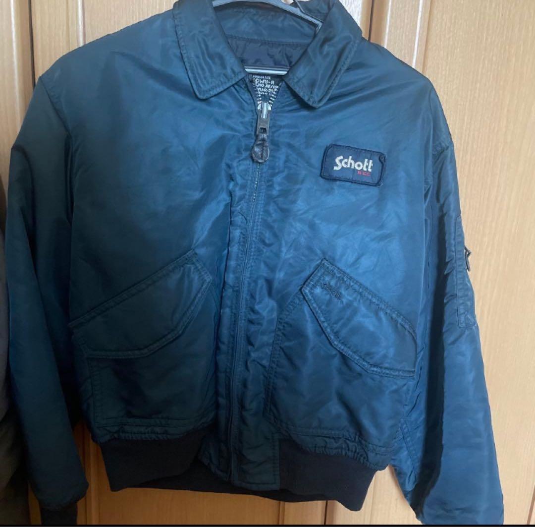 Schott CWU-R フライトジャケット ネイビー