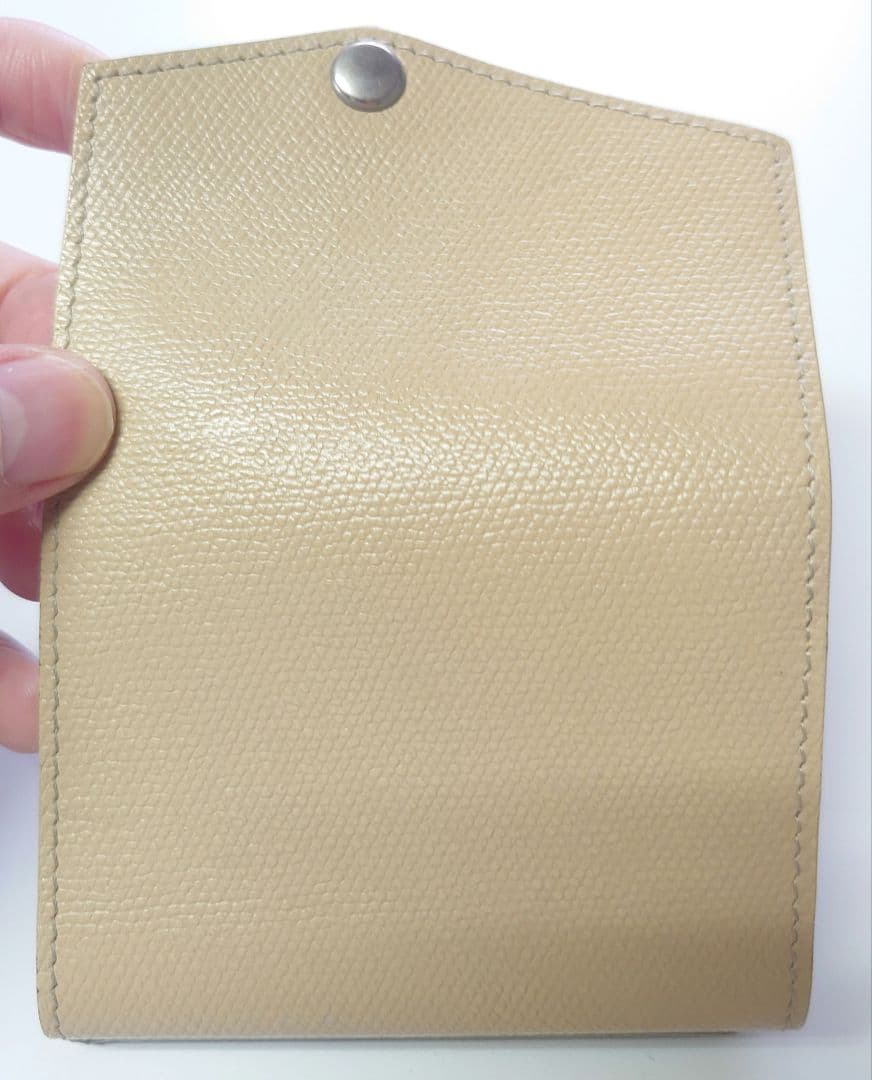 ✨ほぼ未使用✨abrAsus アブラサス 小さい財布 アイボリー モスグリーン