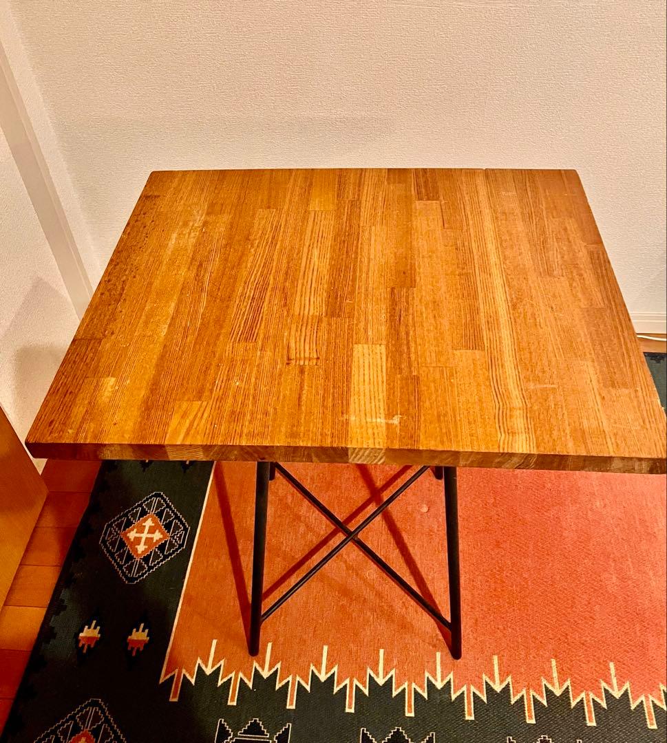 レトロ　ナチュラルウッド　カフェテーブル