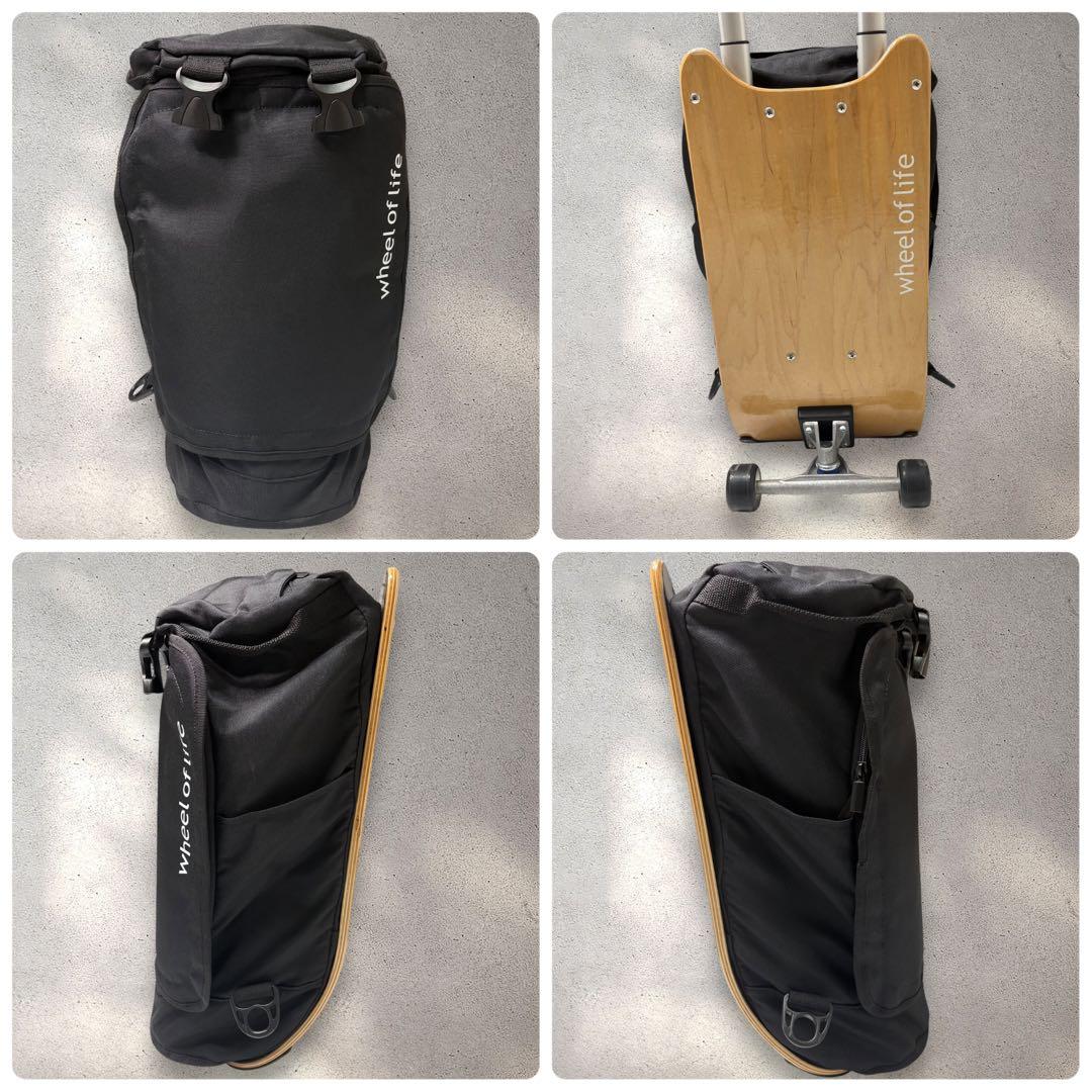 美品✨ wheel of life スケボー キャリーバッグ 黒 S 2way