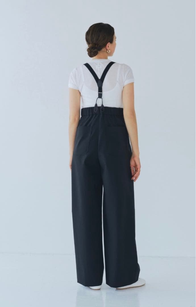 yori ヨリ　サスペンダービクトリーパンツ【2025SM】シロコン