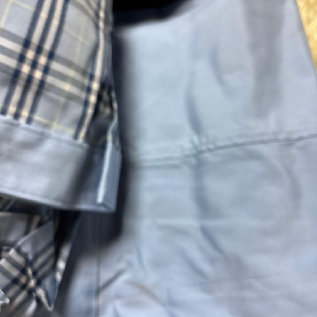 ◎未使用 バーバリー パジャマ 上下セット 男女ペア 2着 ブルー 長袖長ズボン