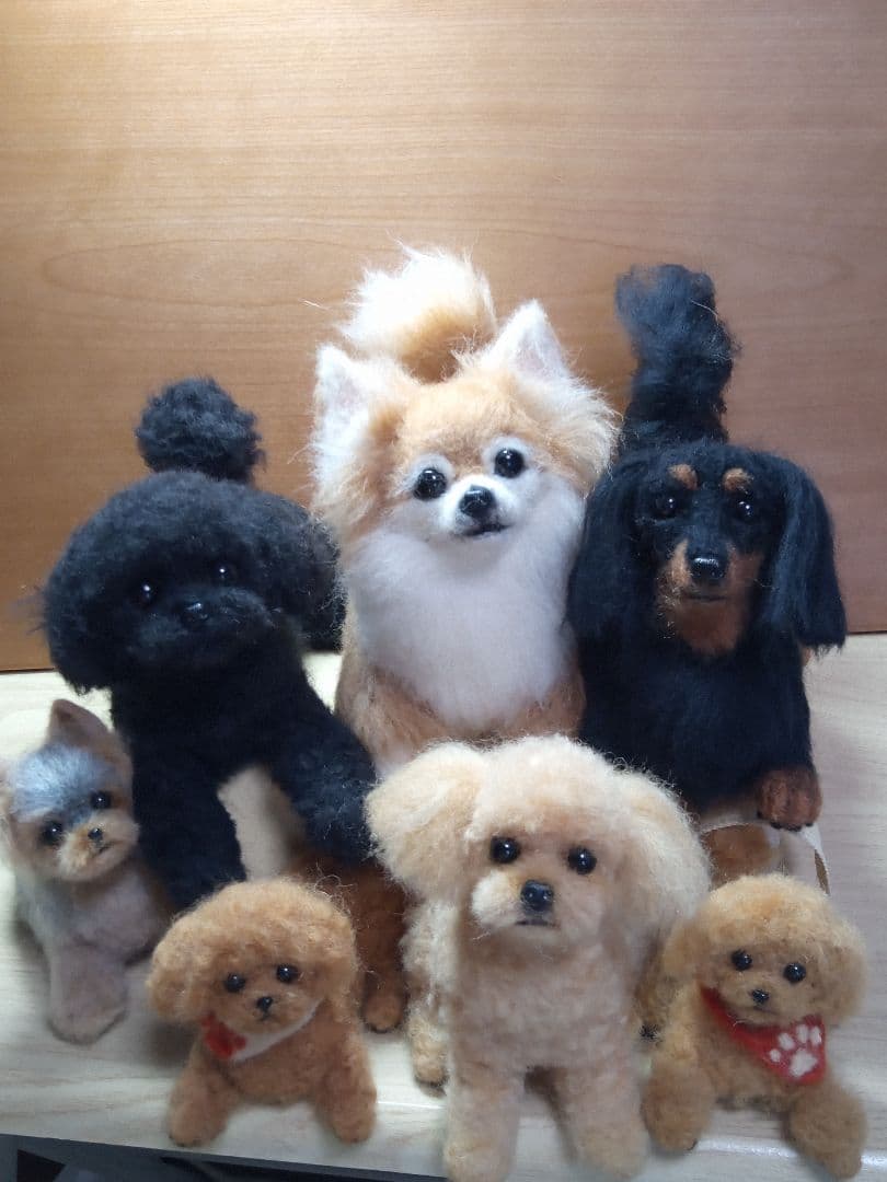 愛犬の羊毛フェルトオーダー・受付・わんちゃん