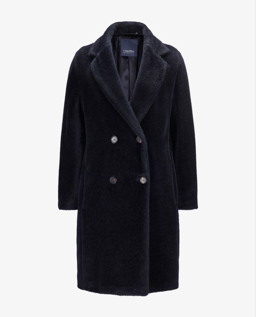 ★美品★マックスマーラ S MaxMara テディコート★ブラック★