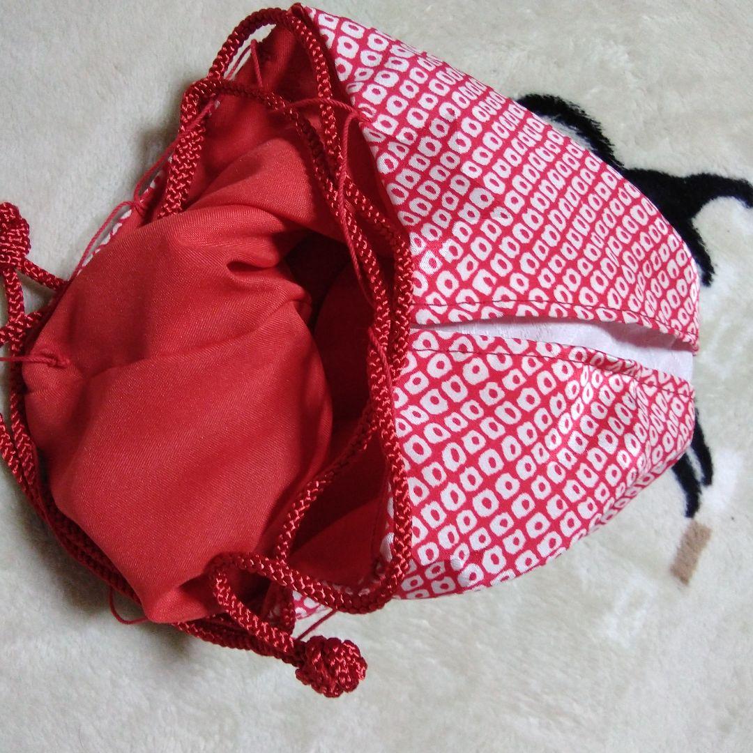 AK です。3歳向け・正絹・お着物と総絞りのお被覆のセット