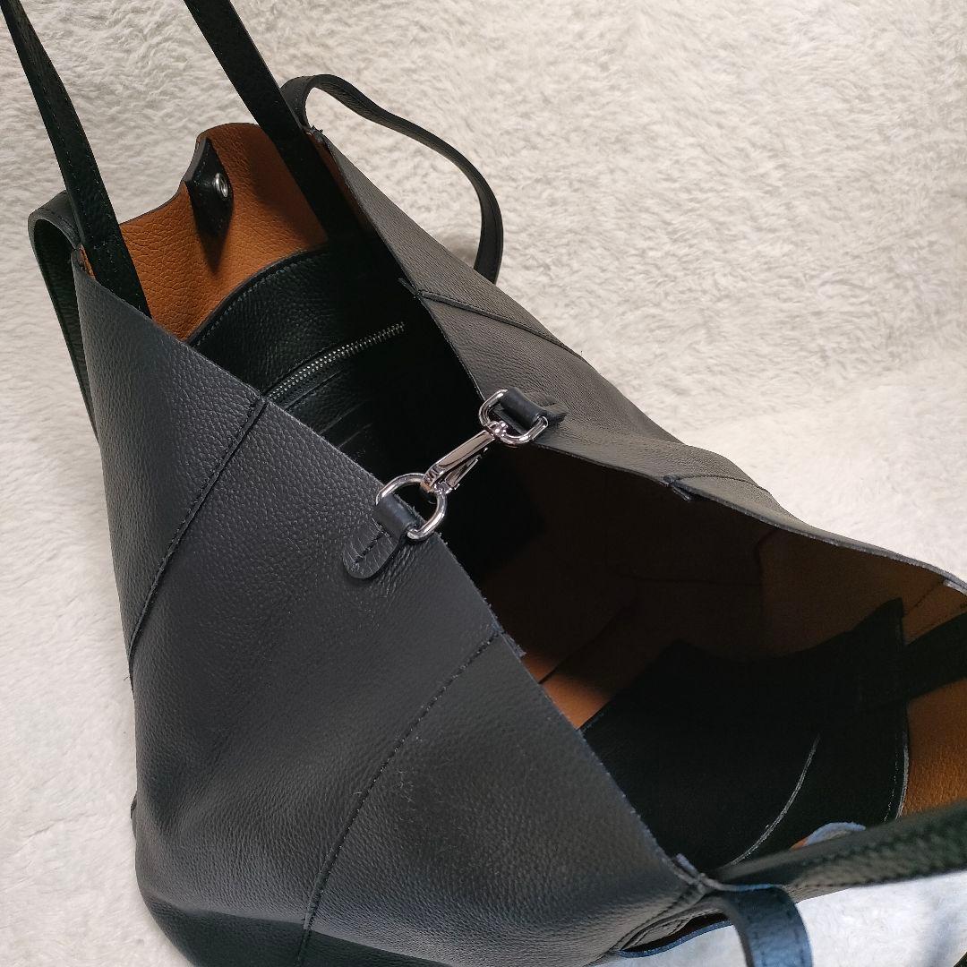 リナママ様【✨新品✨】ジャンニキャリーニ◎トート スーパーライト M ブラック