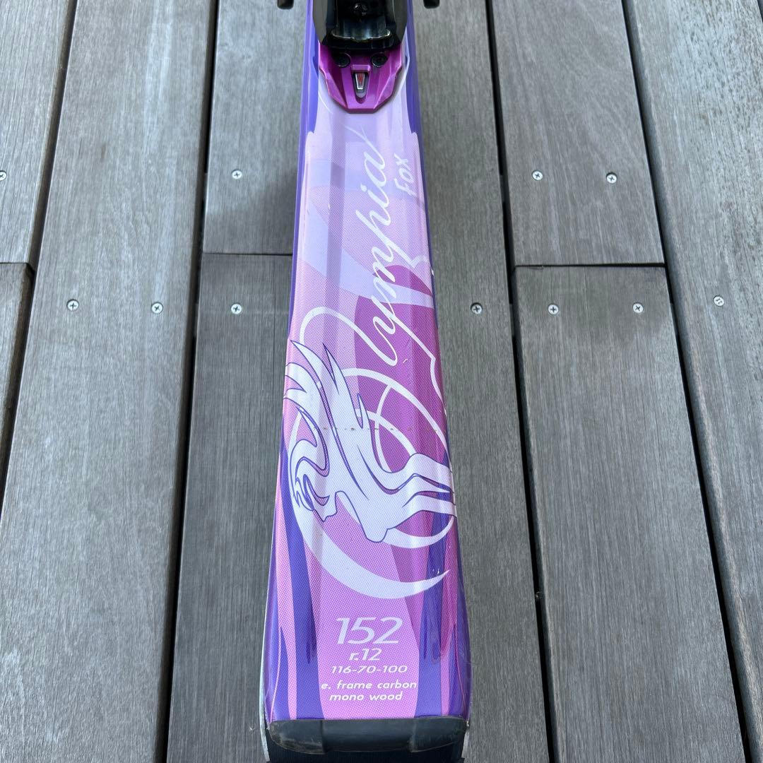 ノルディカ　紫色 152cm 女性用　スキー板