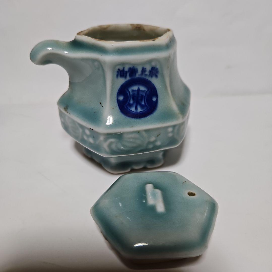 昭和レトロ　醤油さし　陶器4点