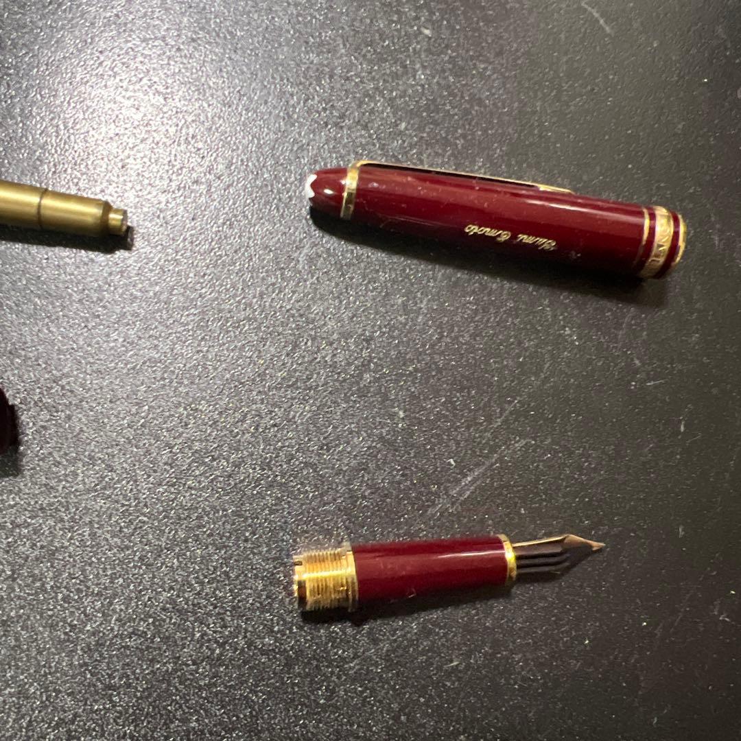 モンブラン ワインレッド 万年筆　14k 585