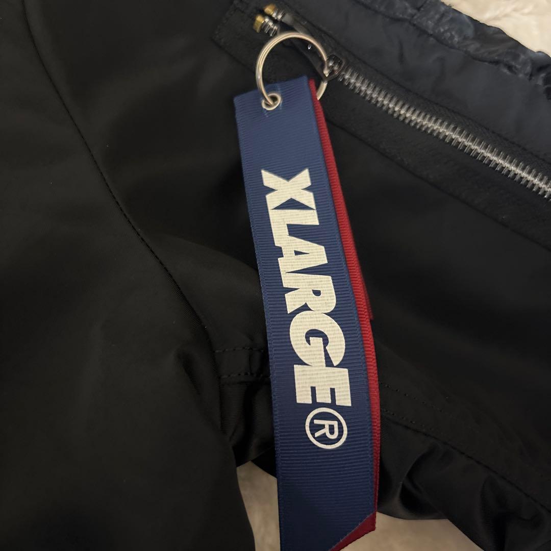 【エクストララージ✖アルファ】 XLARGE® ブラック MA-1 【Lサイズ】