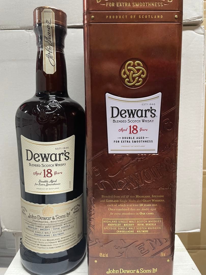Dewar's 18年 ブレンデッドスコッチウイスキー 750ml