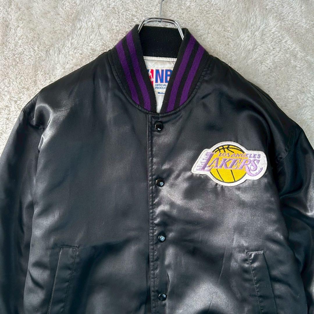 NBA Lakers レイカーズ ブルゾン ナイロンジャケット ブラック M