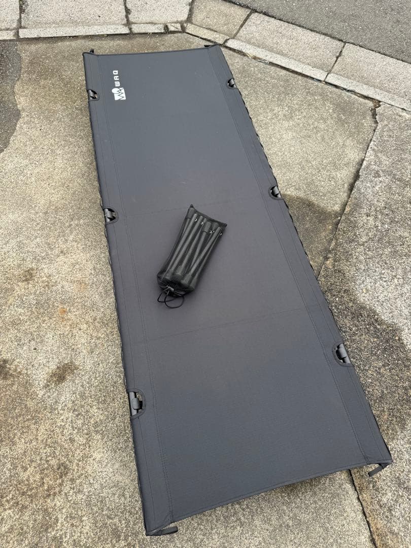 WAQ 2WAYフォールディングコット　ブラック　600D①