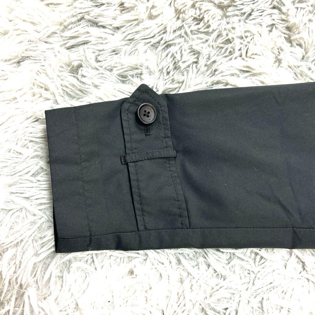 美品❗️【HILTON】ヒルトン トレンチコート (L) 黒 イタリア製