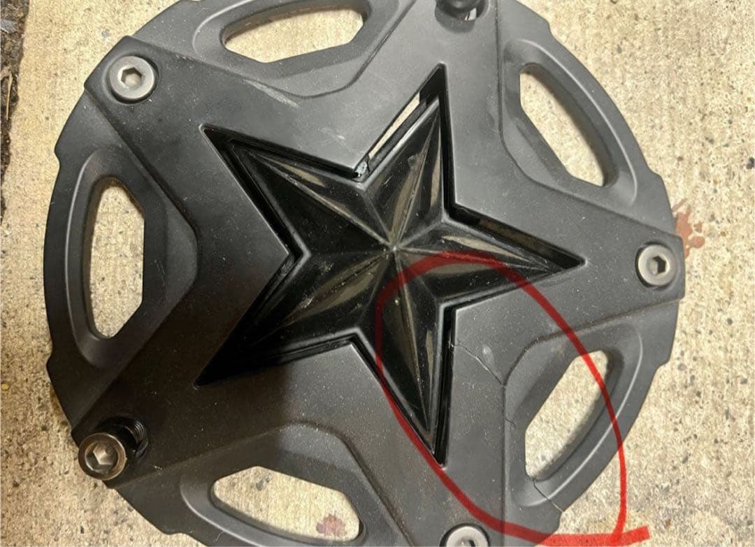 yyy　④ １本価格　KMC ロックスターⅢ 17インチ　プラド装着