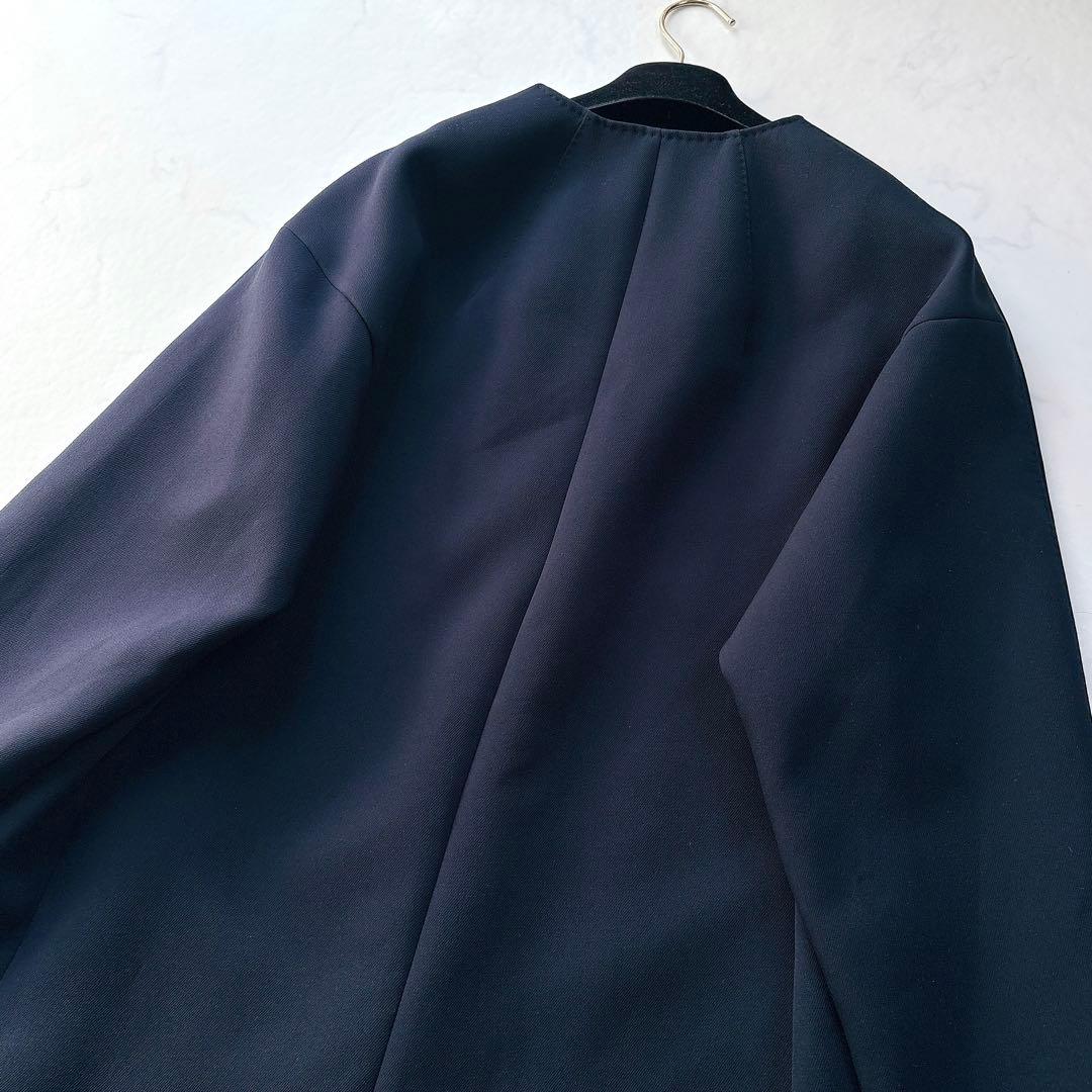 【ADORE】定価6.8万　トリプルクロスコート　ノーカラーコート　オケージョン