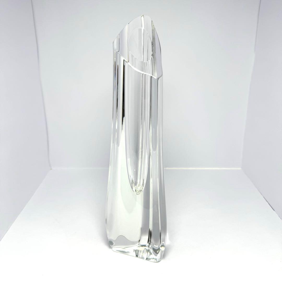 未使用 廃盤 Baccarat バカラ クリスタルローズ フラワーベース 花瓶