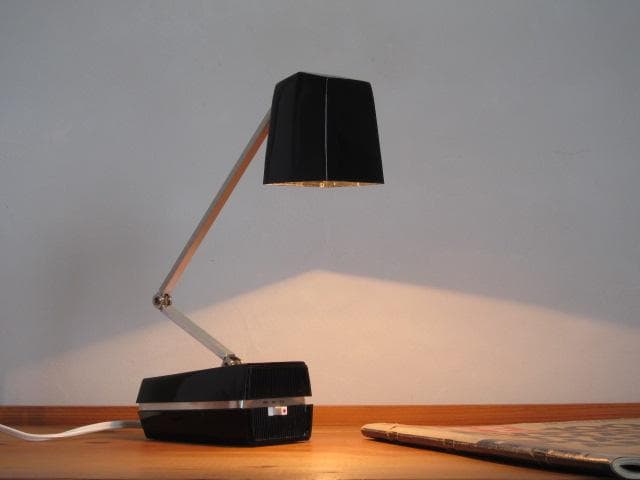 アメリカ　ビンテージ　スペースエイジ　デスクランプ　電気スタンド　照明