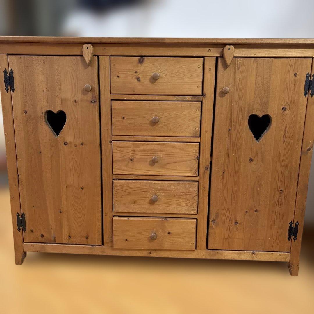 カントリー家具パート　扉キャビネット