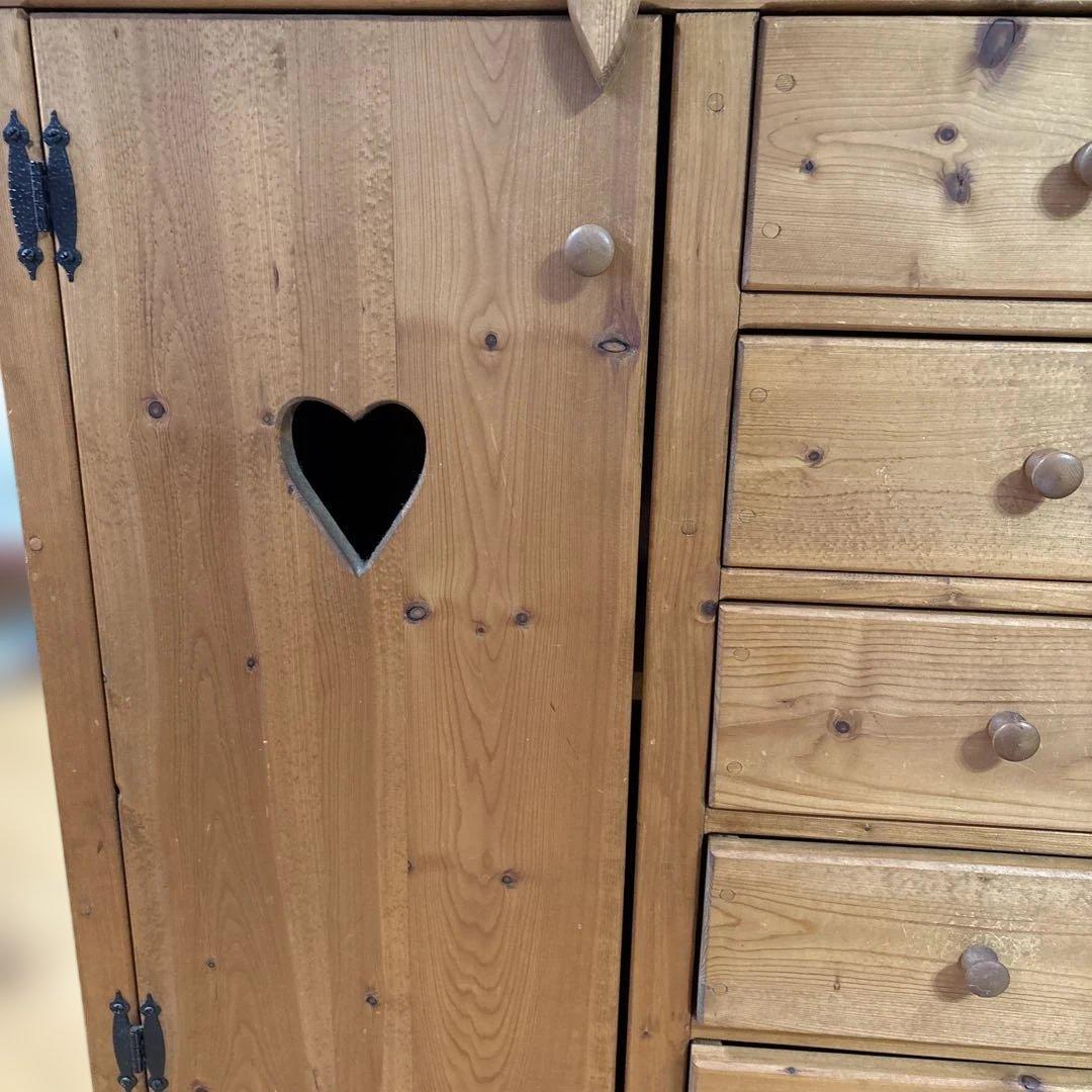 カントリー家具パート　扉キャビネット