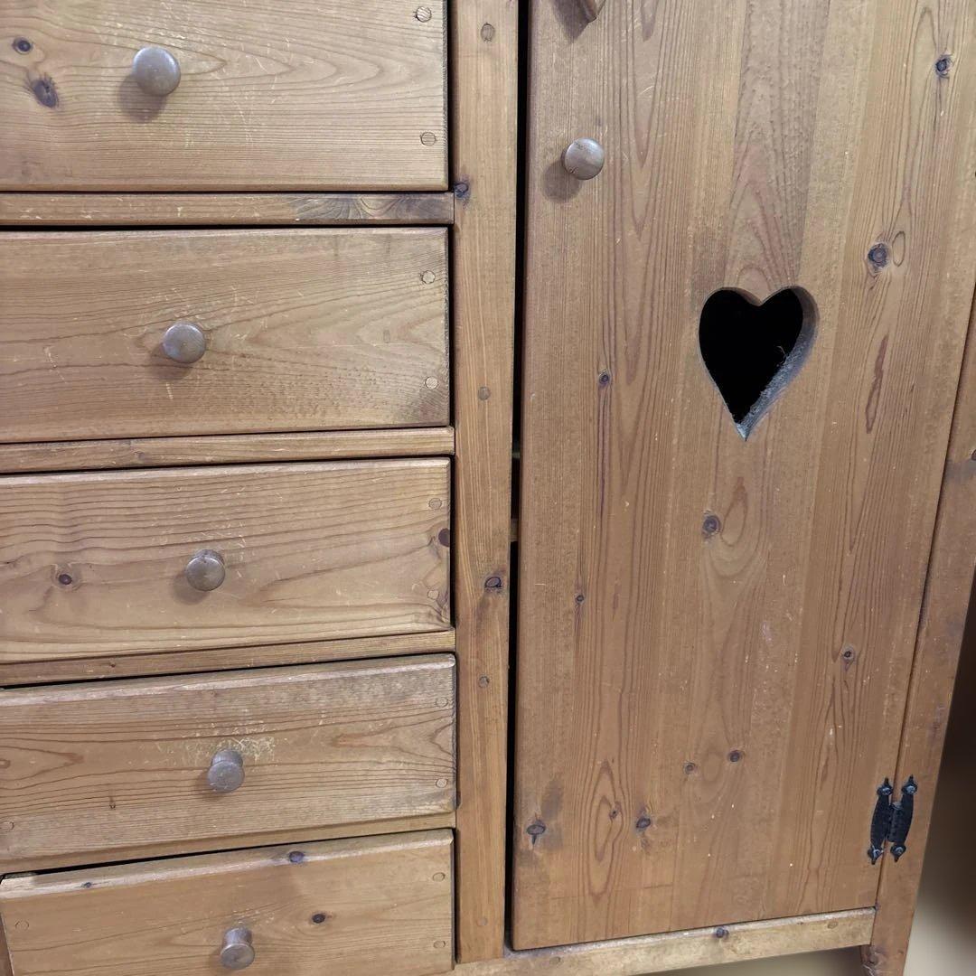 カントリー家具パート　扉キャビネット