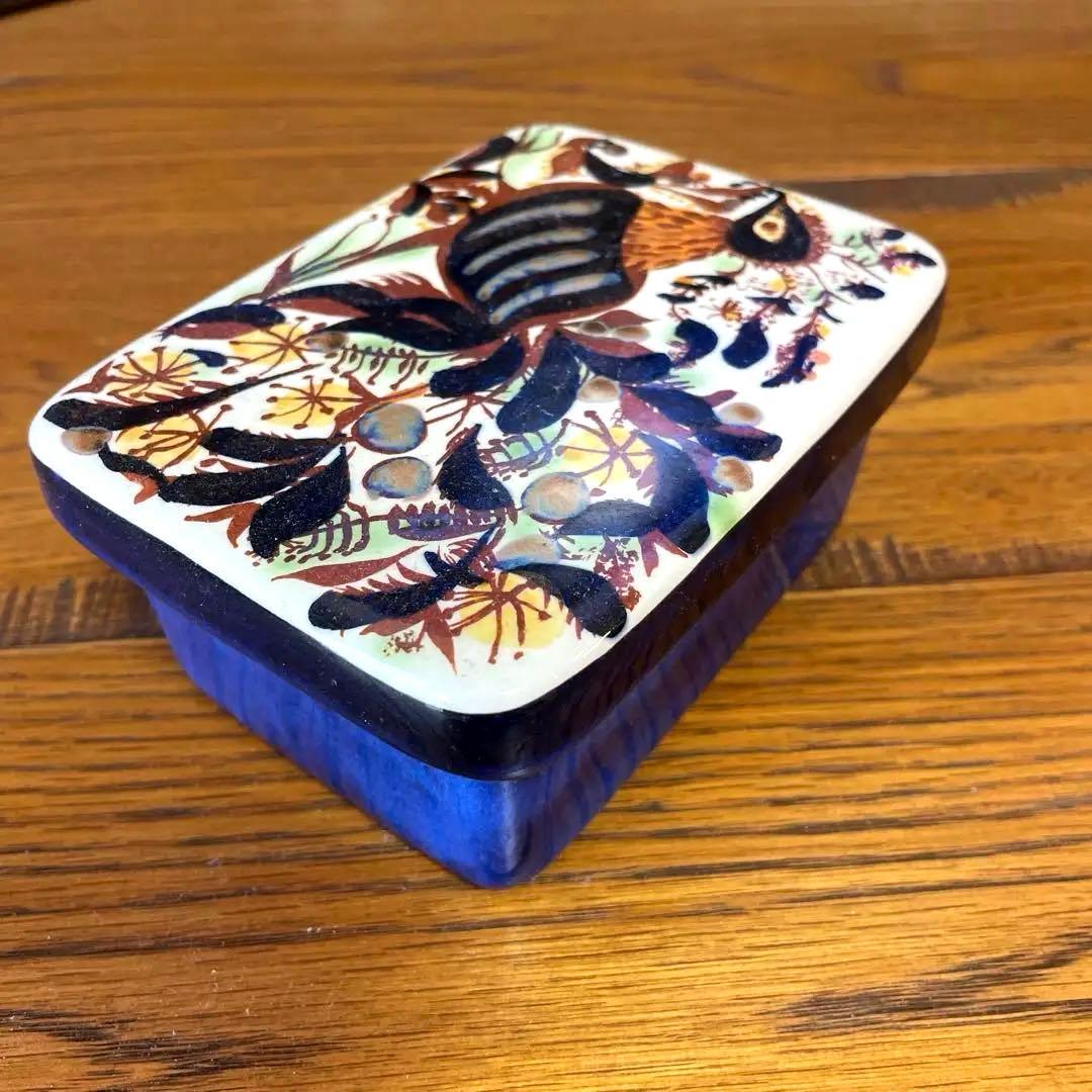 ロイヤルコペンハーゲン テネラ Tenera 孔雀　バター ケース