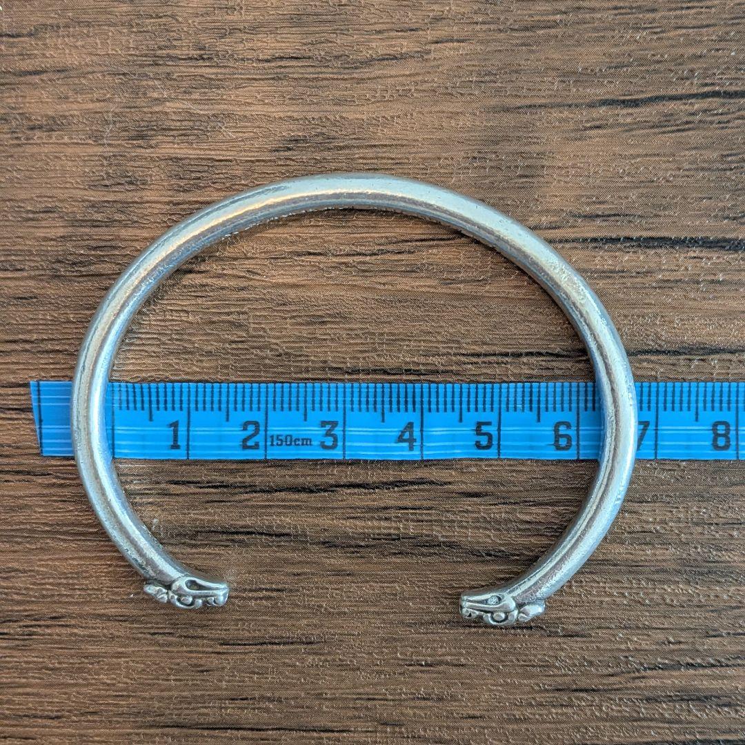 【鑑定済み】【希少】Chrome Hearts ダブルドッグバングル