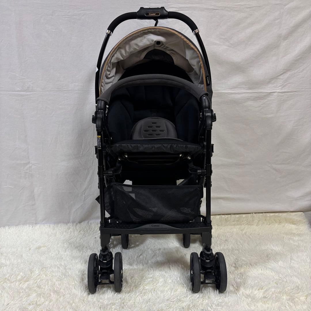 極美品　コンビ　Combi スゴカル　4キャスエアー　エッグショックCG グレー