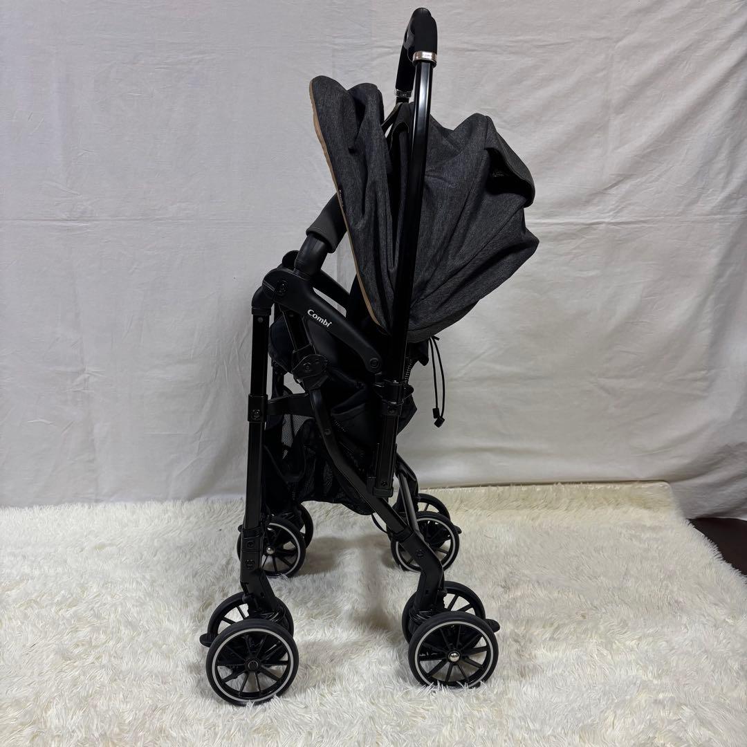 極美品　コンビ　Combi スゴカル　4キャスエアー　エッグショックCG グレー