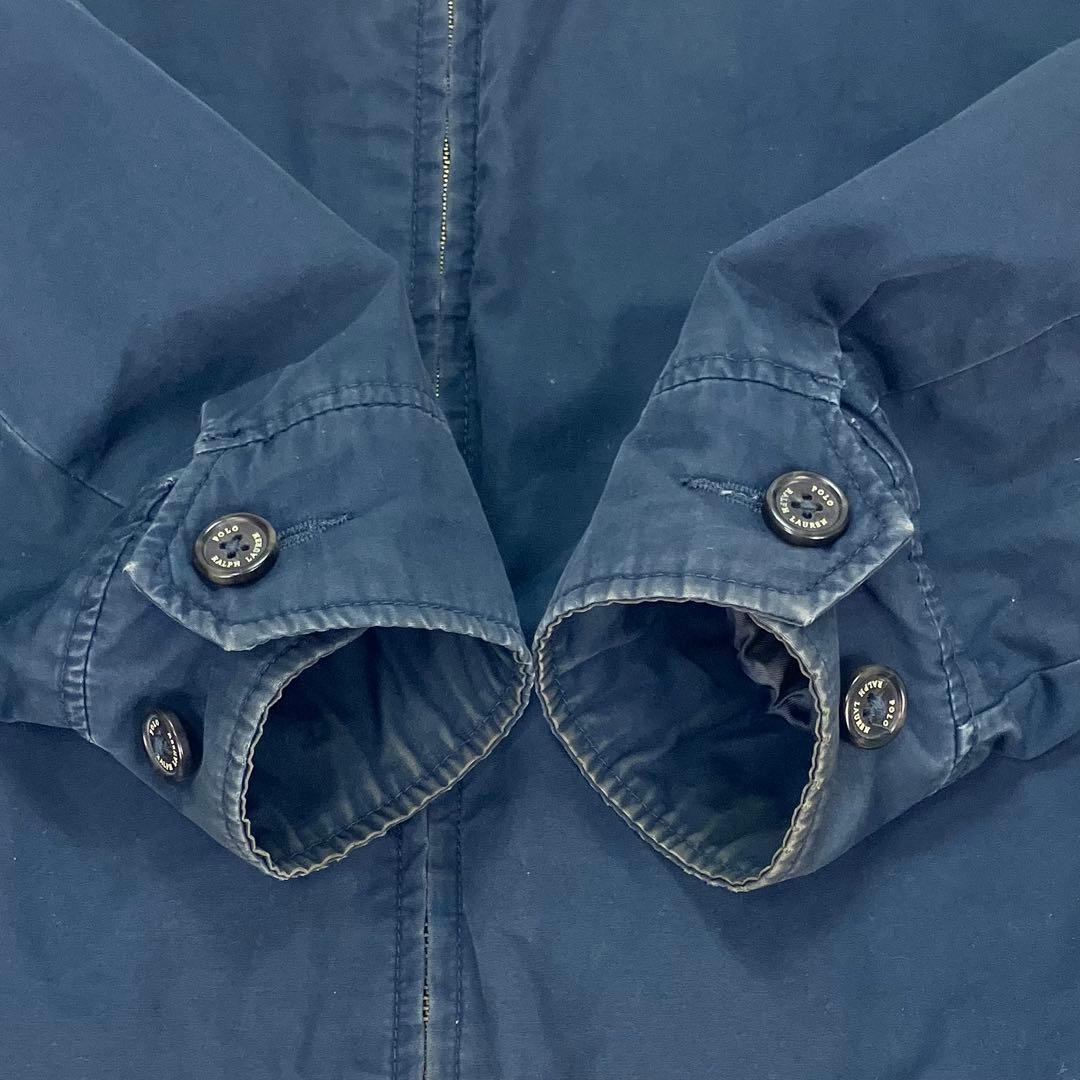 POLO RALPHLAUREN スイングトップ　ネイビー　チェック ナス紺