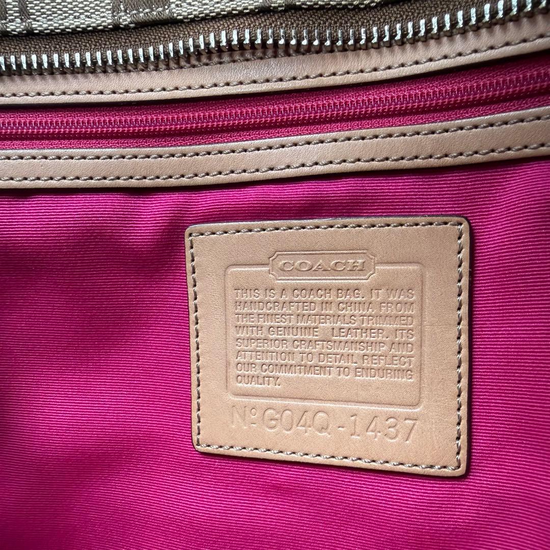 コーチ パッチワーク トートバッグ マルチカラー 1437