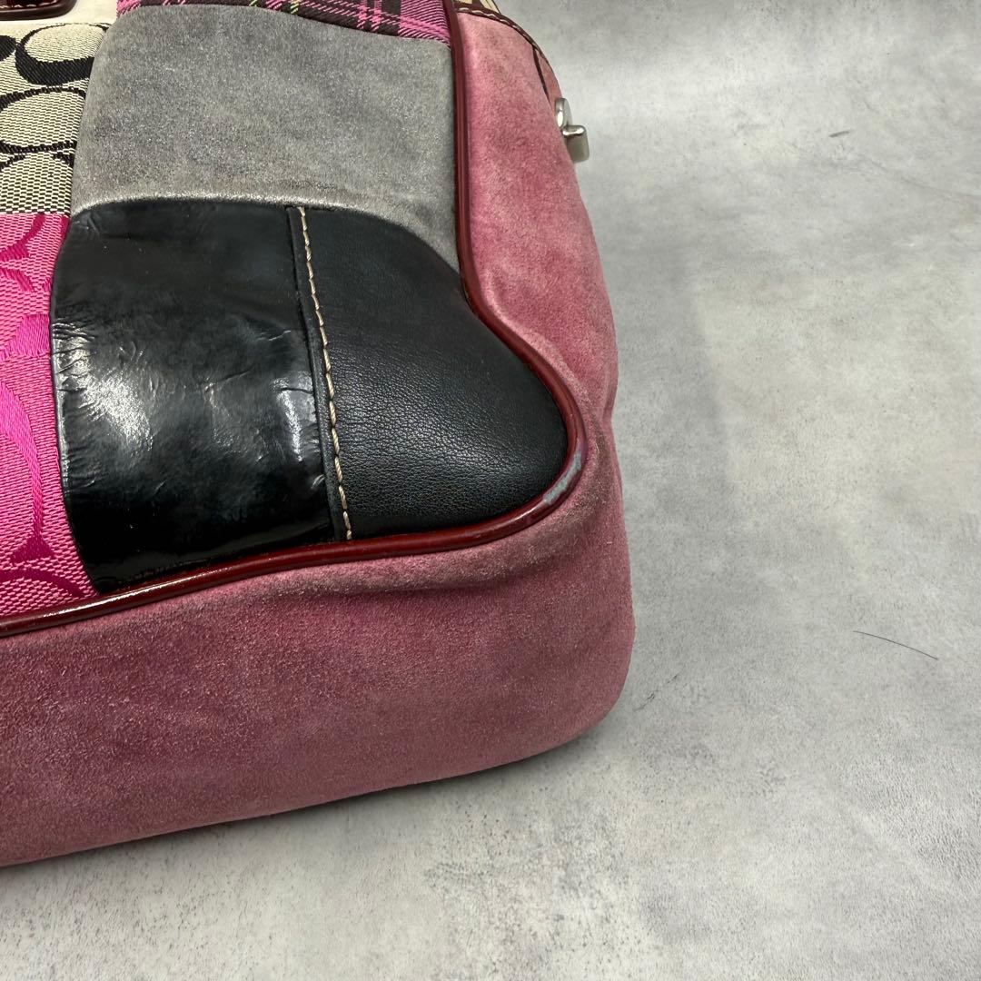 コーチ パッチワーク トートバッグ マルチカラー 1437