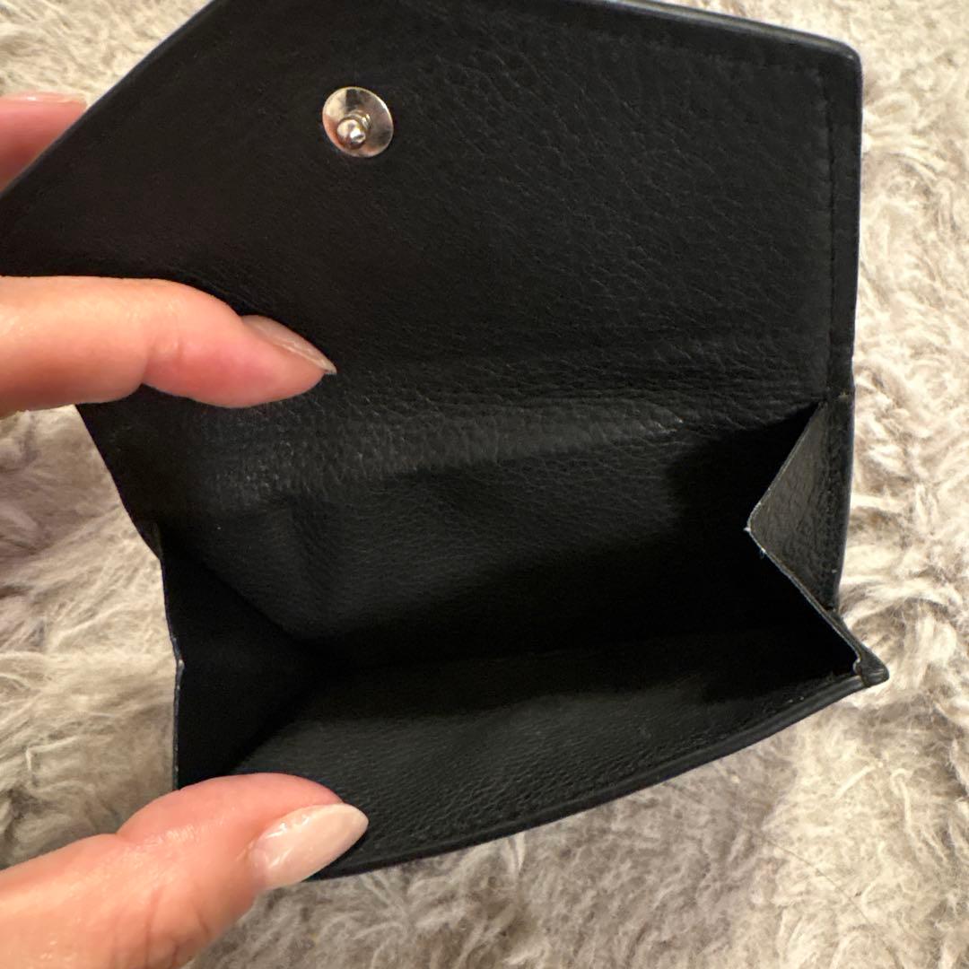 ヴィトン　ポルトフォイユ　ロック　ミニ　Wホック三つ折り財布