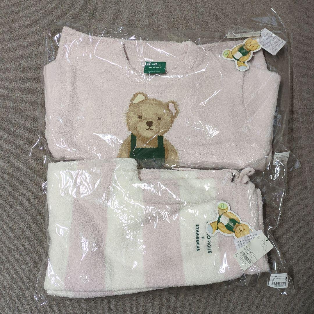 最安値☆GELATO PIQUE STARBUCKS ルームウェア　ピンク