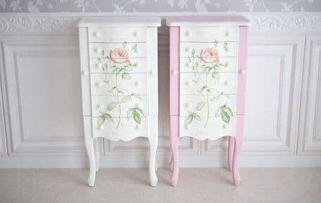 要問い合せ♥️ドレッサーとアクセケースが合体♥️薔薇家具　収納家具　鏡台　2色