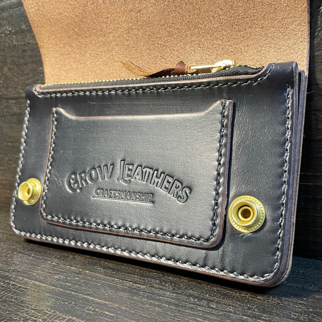 HORWEEN クロムエクセル ミドルトラッカーウォレット3層
