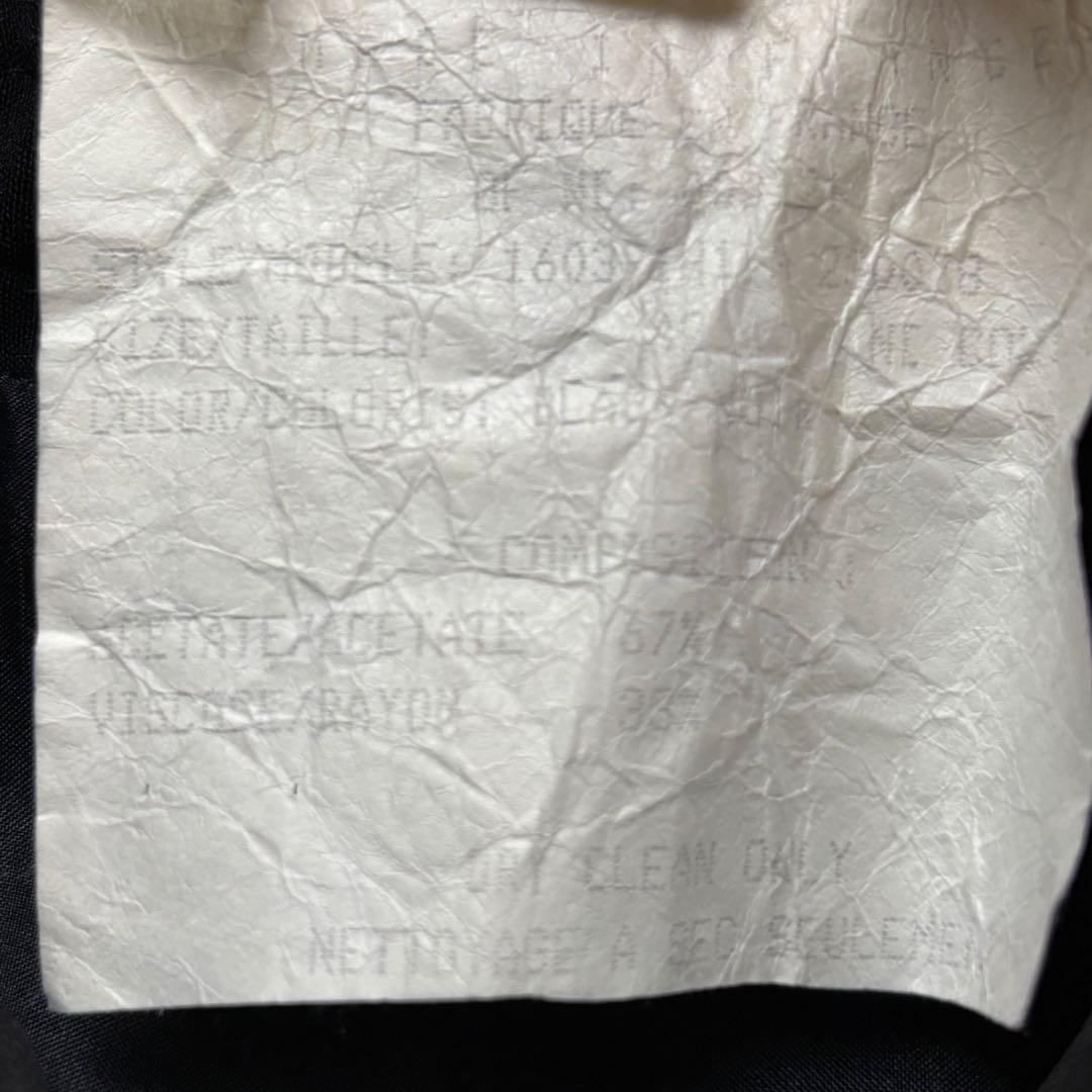 CHANEL シャネル スカート ブラック 42 金ボタン シルク混 ベルト