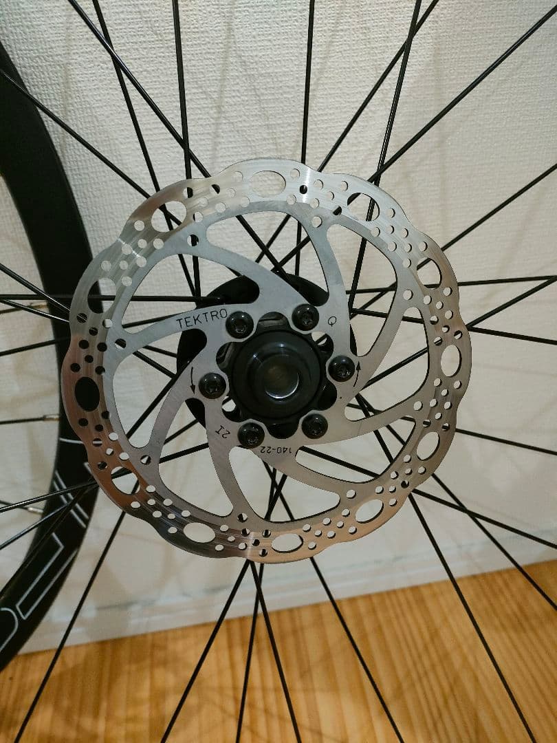 ロードバイク ディスクホイール前後 スルーアクスル ALTERNA DISC