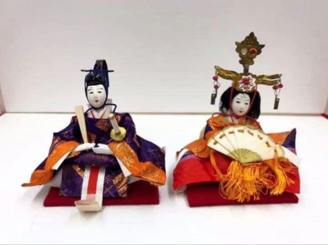 雛人形◇ミニ親王飾り◇昭和レトロ◇アンティーク