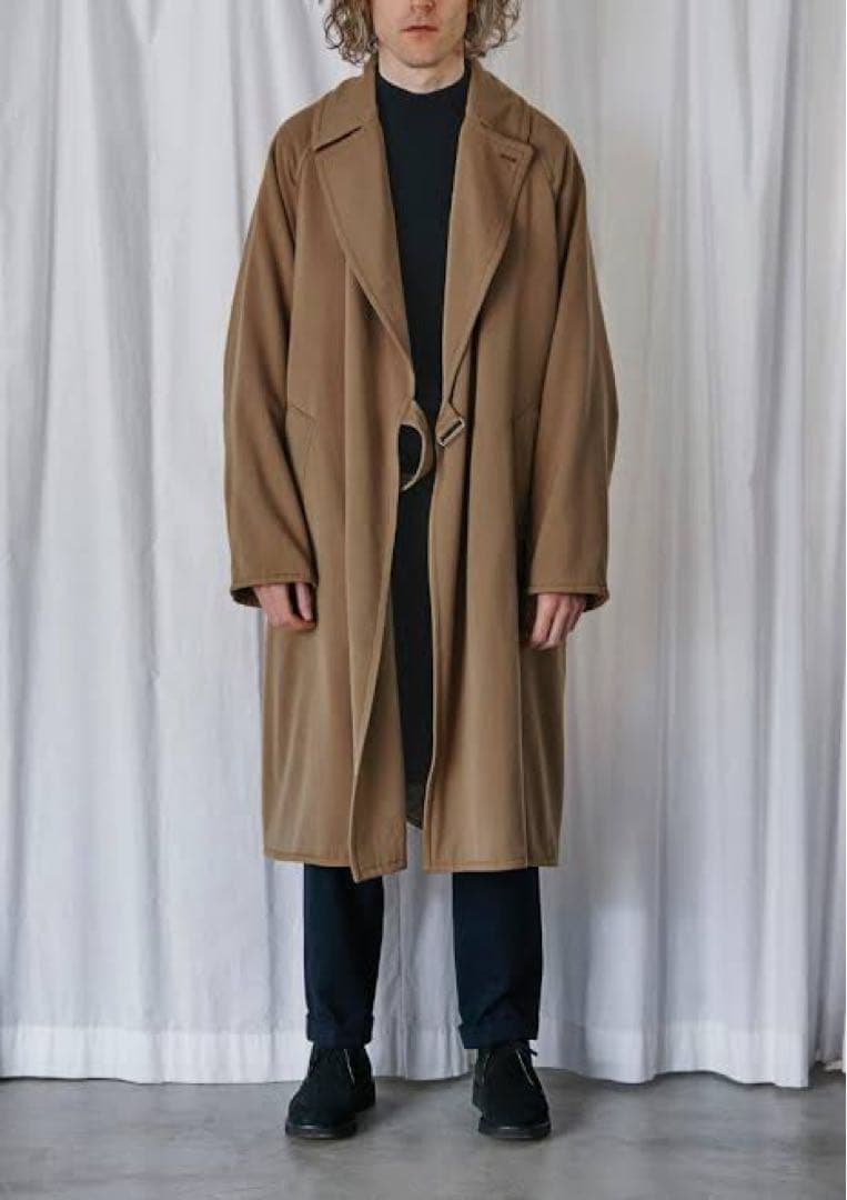 comoli 17awウール中綿タイロッケンコート サイズ2